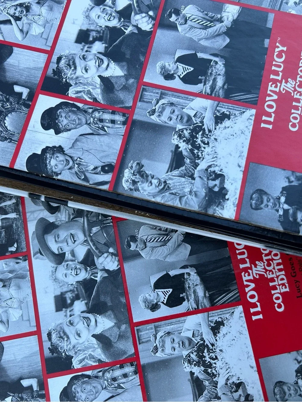 I Love Lucy: The Collector's Edition vintage VHS tapes featuring Lucille Ball on